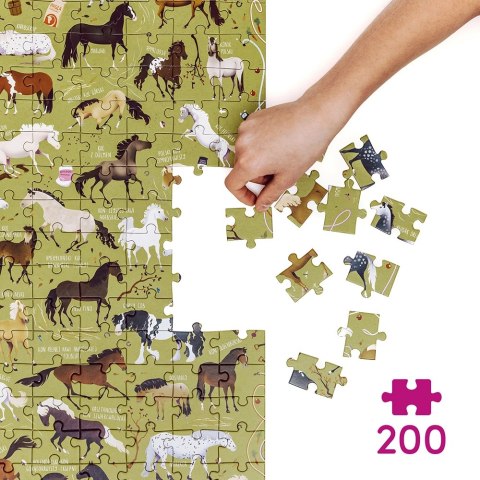 Puzzle 200 elementów. Puzzlove CzuCzu. Konie