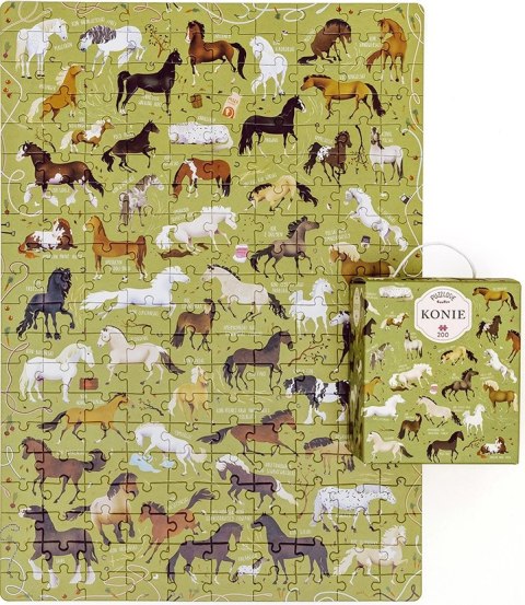 Puzzle 200 elementów. Puzzlove CzuCzu. Konie