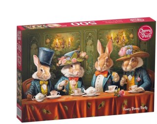 Puzzle 500 elementów. Fantazyjne przyjęcie z króliczkiem 20050