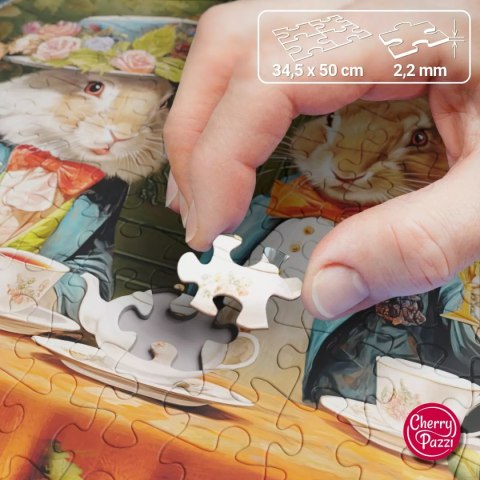 Puzzle 500 elementów. Fantazyjne przyjęcie z króliczkiem 20050