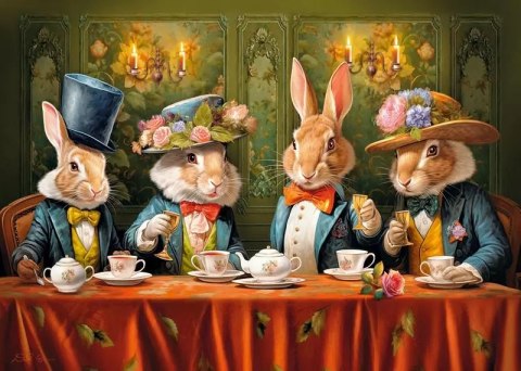 Puzzle 500 elementów. Fantazyjne przyjęcie z króliczkiem 20050
