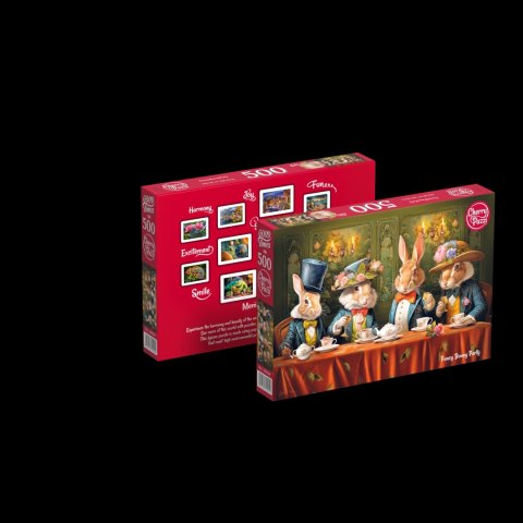 Puzzle 500 elementów. Fantazyjne przyjęcie z króliczkiem 20050