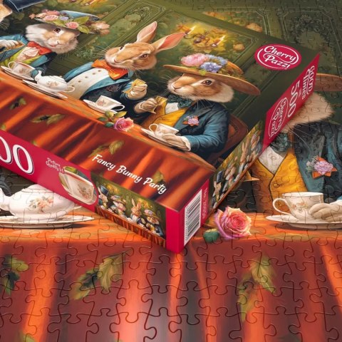 Puzzle 500 elementów. Fantazyjne przyjęcie z króliczkiem 20050
