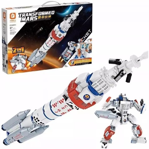 Zestaw 2w1 statek kosmiczny + Transformed Mars Zestaw 2w1 statek kosmiczny + Transformed Mars