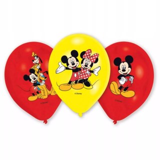 Balony Amscan Myszka Mickey 6 szt. wielokolorowe