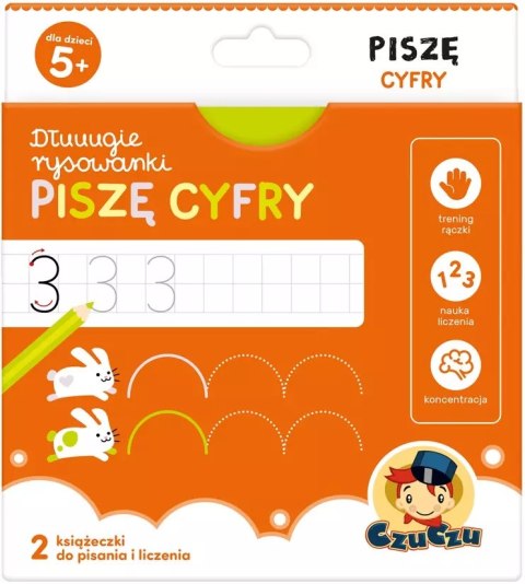CzuCzu. Dłuuugie rysowanki. Piszę cyfry CzuCzu. Dłuuugie rysowanki. Piszę cyfry