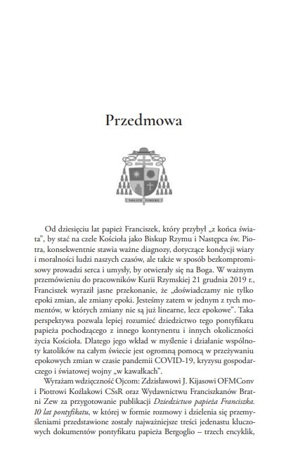 Dziedzictwo papieża Franciszka