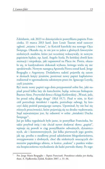 Dziedzictwo papieża Franciszka