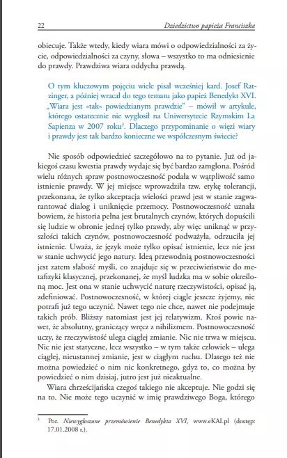 Dziedzictwo papieża Franciszka