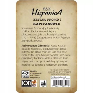 Gra planszowa Galakta Pax Hispanica Zestaw Promo 2 - Kapitanowie
