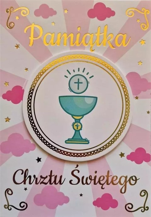 Karnet Chrzest dziewczynka Karnet Chrzest dziewczynka