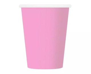 Kubeczki papierowe różowe 250ml 6szt