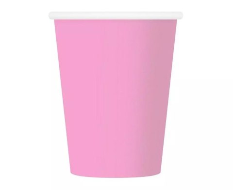 Kubeczki papierowe różowe 250ml 6szt Kubeczki papierowe różowe 250ml 6szt