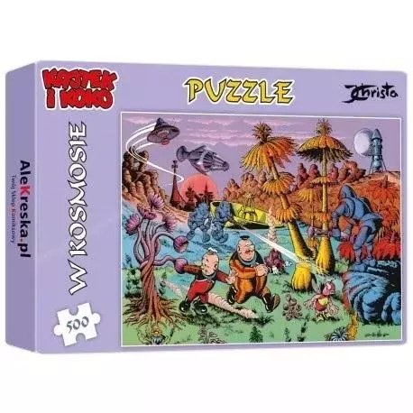 Puzzle 500 Kajtek i Koko w kosmosie Puzzle 500 Kajtek i Koko w kosmosie