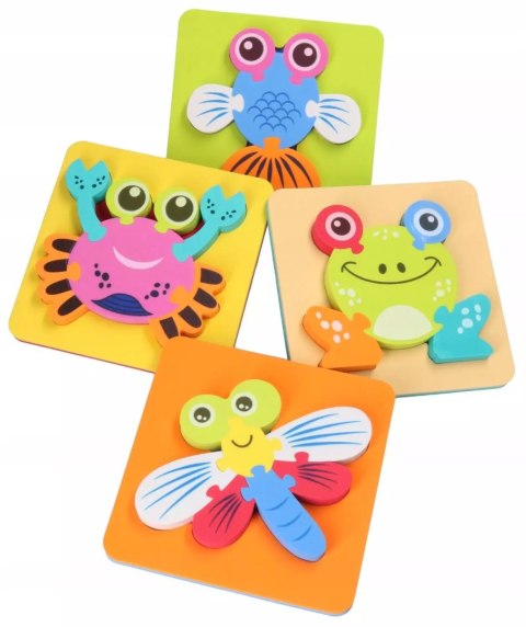 Puzzle piankowe ZWIERZĘTA układanka 7260 Puzzle piankowe ZWIERZĘTA układanka 7260