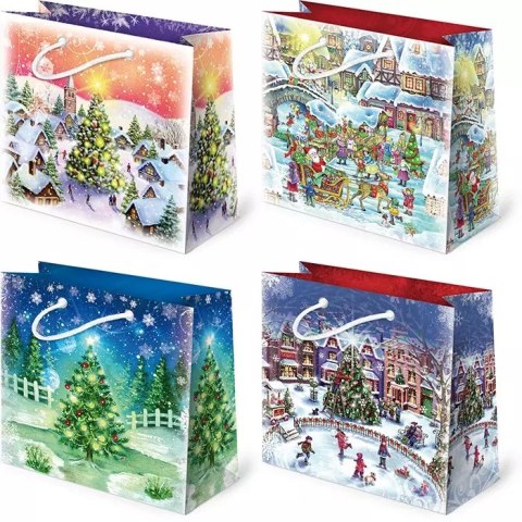 Torebki prezentowe BN T-6L S-46 Christmas Night 10 sztuk Torebki prezentowe BN T-6L S-46 Christmas Night 10 sztuk