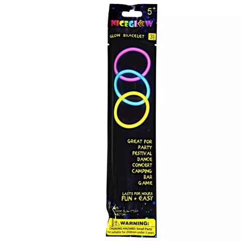 Zestaw bransoletek Glow stick 3szt Zestaw bransoletek Glow stick 3szt