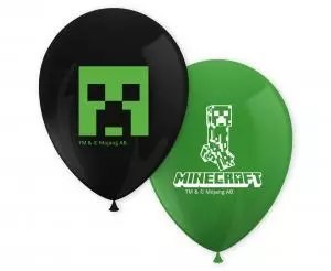 Balony lateksowe Procos Minecraft 8 sztuk