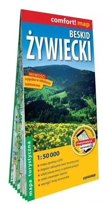 Comfort! map Beskid Żywiecki 1:50 000 w.2023 Comfort! map Beskid Żywiecki 1:50 000 w.2023