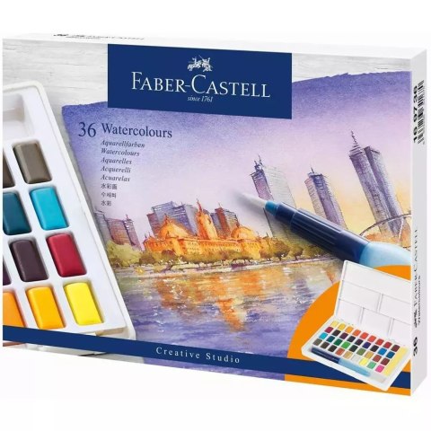 Farby akwarelowe CS kostki 36 kol. FABER CASTELL Farby akwarelowe CS kostki 36 kol. FABER CASTELL