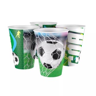 Kubki papierowe Gol! 8 szt