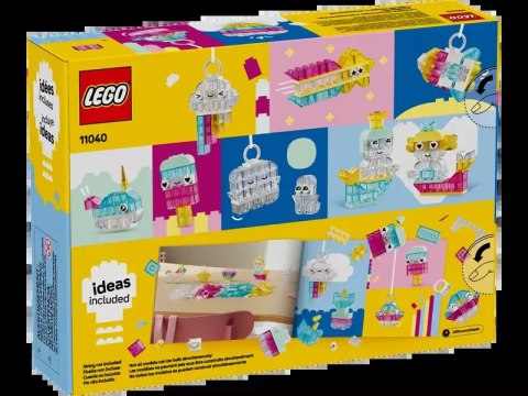LEGO Classic Magiczny zestaw z przezroczystymi klockami 11040