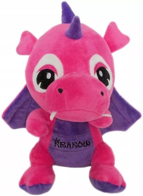 Maskotka Smok dinozaur Kraków różowy - 19cm Maskotka Smok dinozaur Kraków różowy - 19cm
