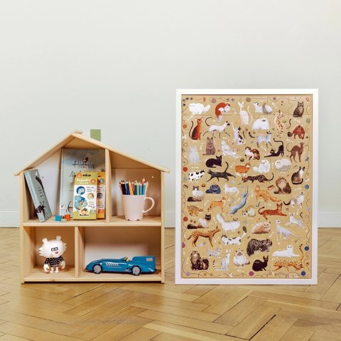 Puzzle 60 elementów. Puzzlove CzuCzu. Koty