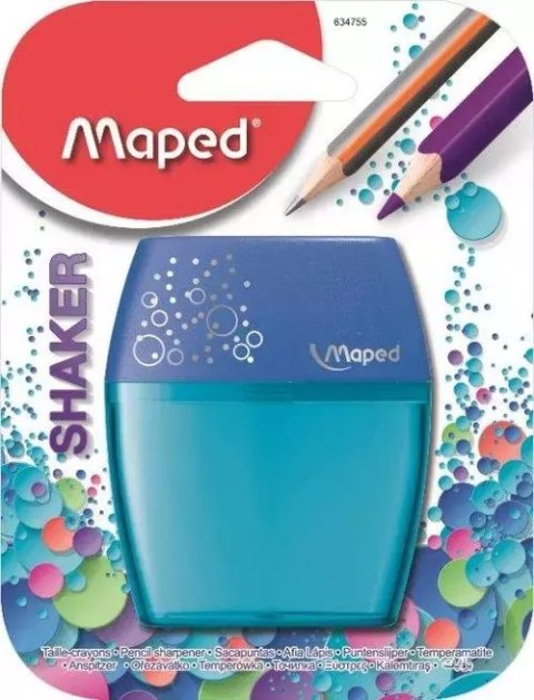 Temperówka z pojemnikiem Maped Odcienie zieleni