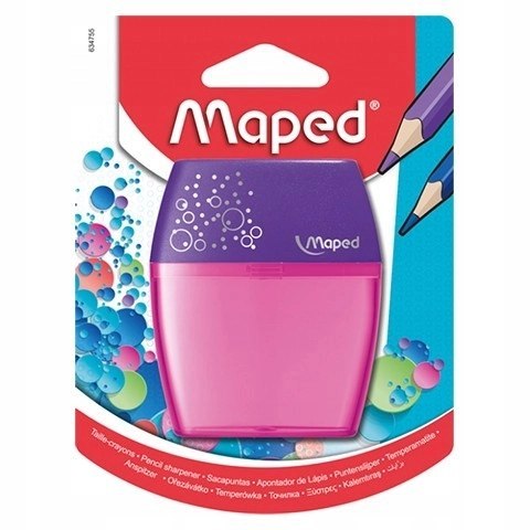 Temperówka z pojemnikiem Maped Odcienie zieleni