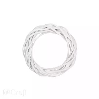 Wianek wiklinowy biały 15 cm