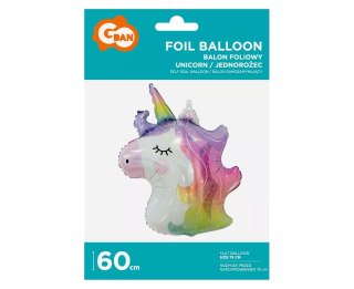 Balon foliowy, jednorożec (75 cm)