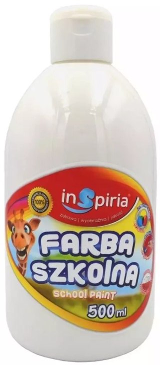 Farba szkolna biała 500 ml