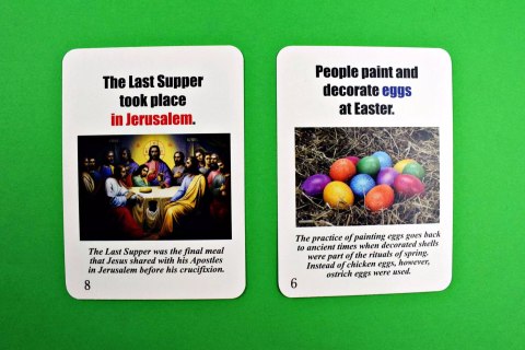 Fun Card English. Easter and Spring