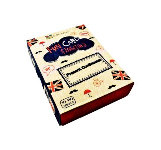 Fun Card English. Present Continuous
