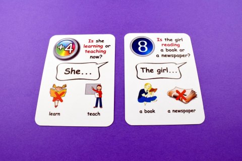 Fun Card English. Present Continuous