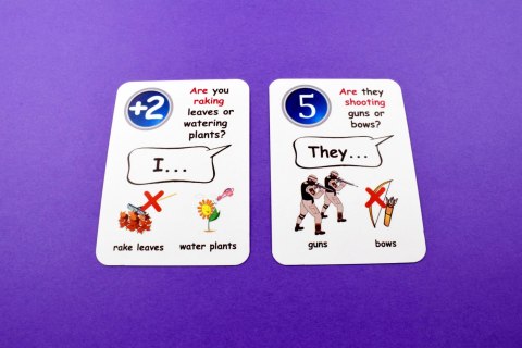 Fun Card English. Present Continuous