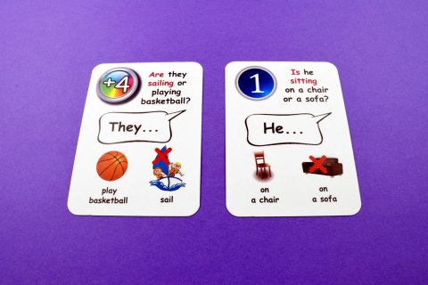 Fun Card English. Present Continuous