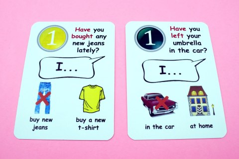 Fun Card English. Present Perfect