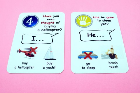 Fun Card English. Present Perfect