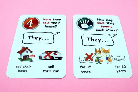 Fun Card English. Present Perfect