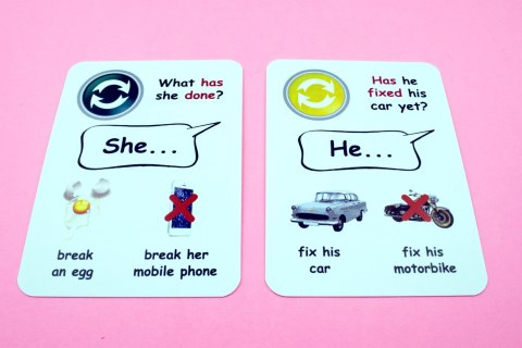 Fun Card English. Present Perfect