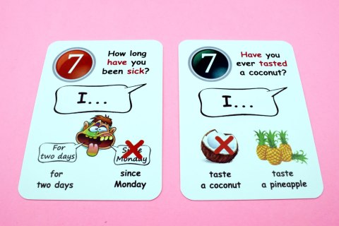 Fun Card English. Present Perfect