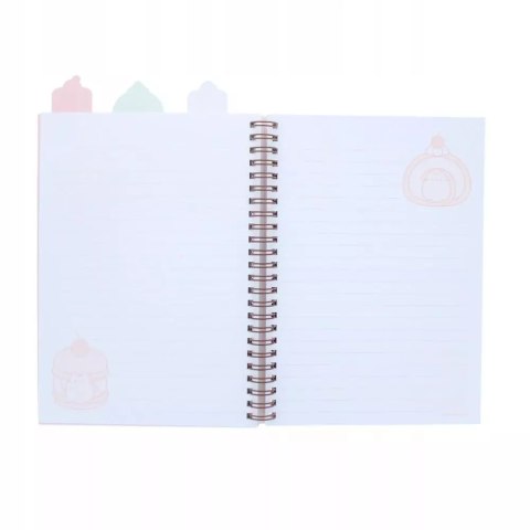 PUSHEEN SWEETS notes z ozdobnymi znacznikami PAMIĘTNIK 3 częściowy
