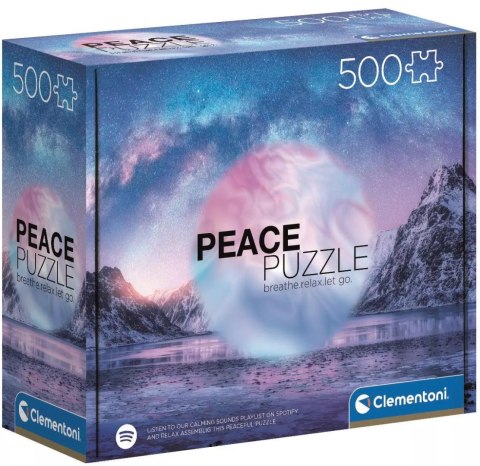 Puzzle 500 elementów. Peace. Jasnoniebieski Puzzle 500 elementów. Peace. Jasnoniebieski