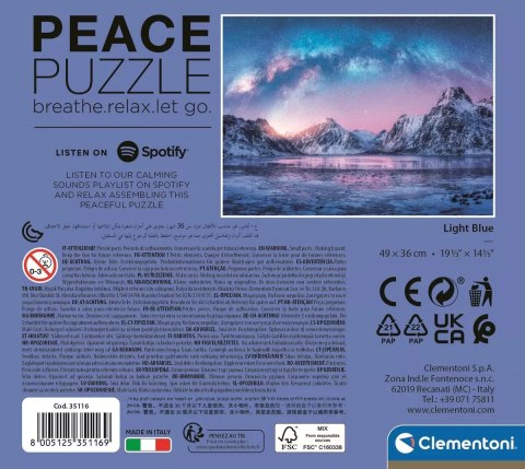 Puzzle 500 elementów. Peace. Jasnoniebieski Puzzle 500 elementów. Peace. Jasnoniebieski