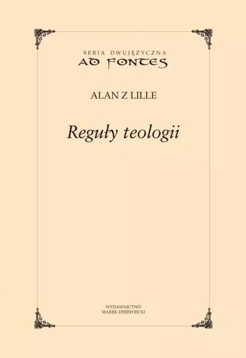 Reguły teologii Reguły teologii