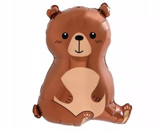 BALON FOLIOWY 50 x 40 cm - MISIO MATOWY - 1 szt GODAN
