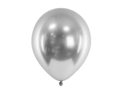 Balony Glossy srebrny 30cm 20szt Balony Glossy srebrny 30cm 20szt