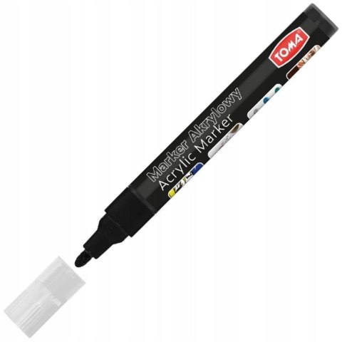 Marker akrylowy Toma 1 szt. czarny Marker akrylowy Toma 1 szt. czarny
